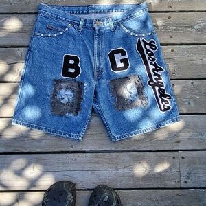 Lee Denim Shorts with Black Accents
